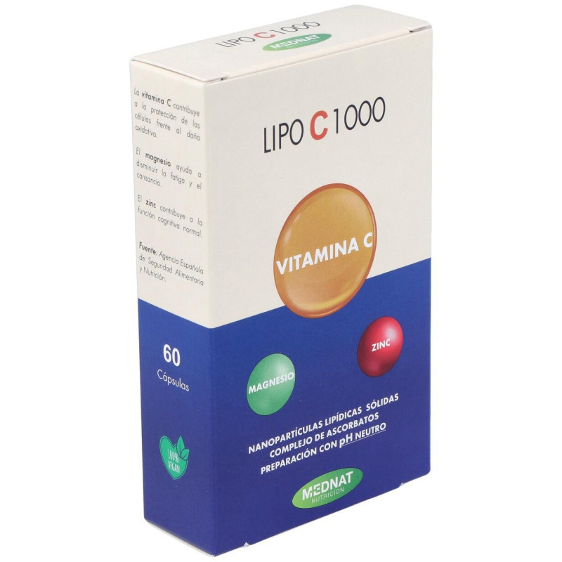 Lipo C 1000 Vitamina C Liposomada 60cap - Mednat