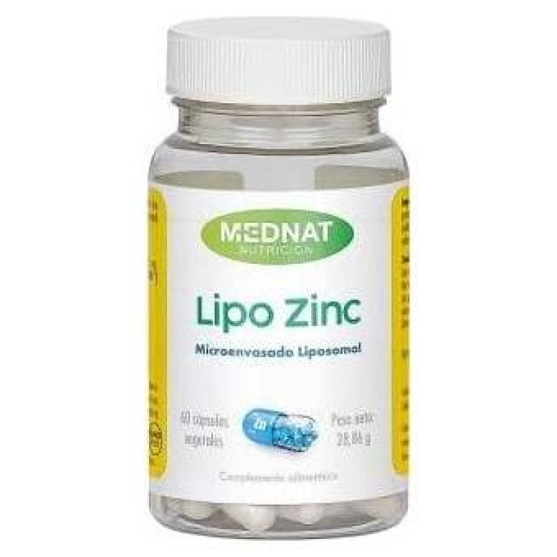 Lipo Zinc 60caps - Mednat