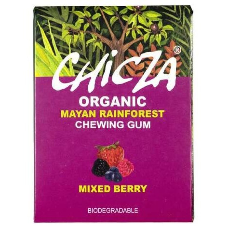 Chicle Organico Sabor Frutas Del Bosque 30Gr. Bio