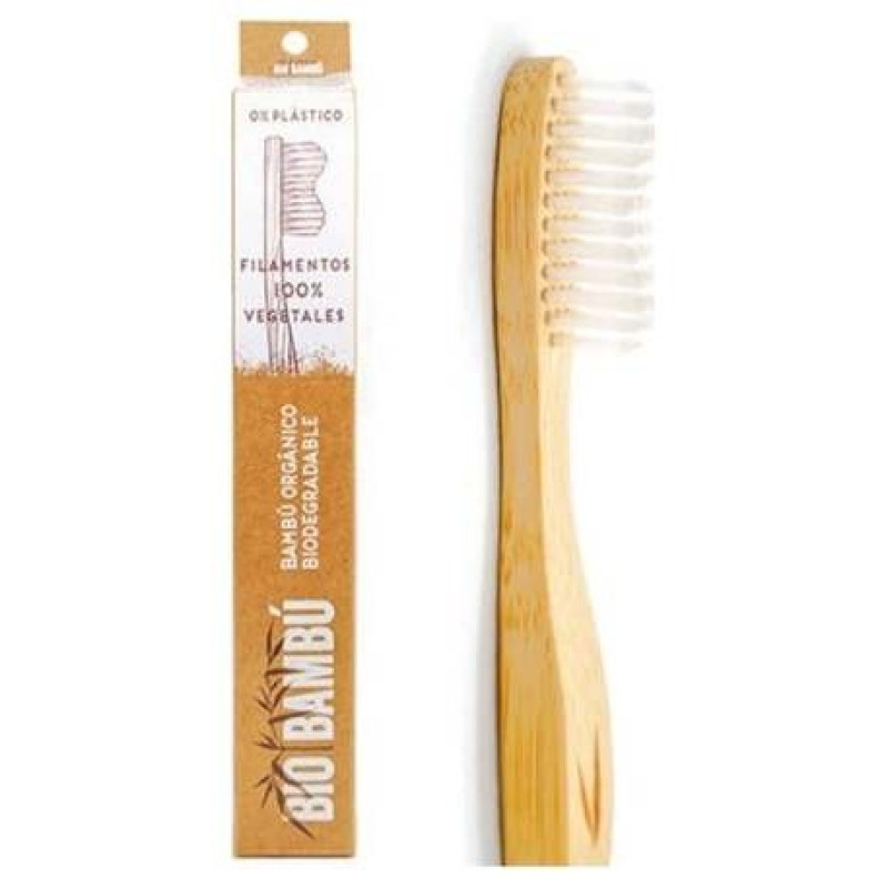 Biobambú Cepillo de Dientes Adulto Suave - Media 1ud - Biobambu