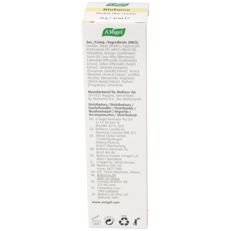 A. Vogel Bioforce Crema 7 Hierbas 35g - A.vogel - Bioforce
