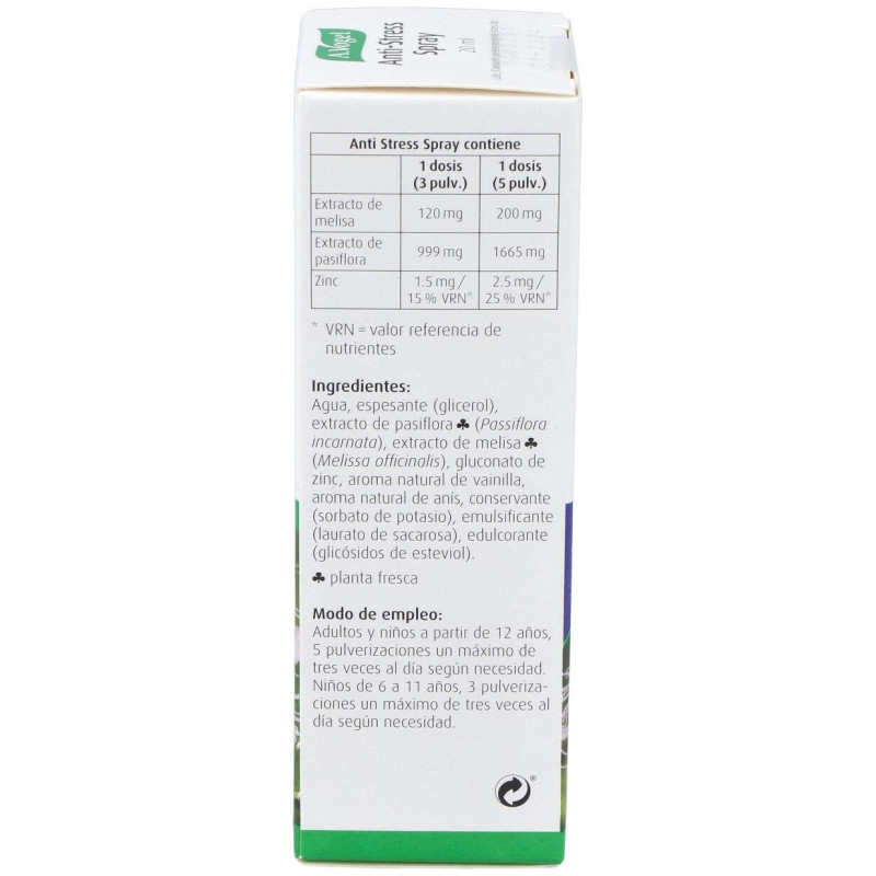 A.vogel Spray Sublingual Anti Stress 20ml - A.vogel - Bioforce