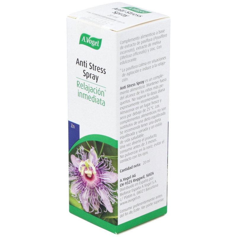 A.vogel Spray Sublingual Anti Stress 20ml - A.vogel - Bioforce