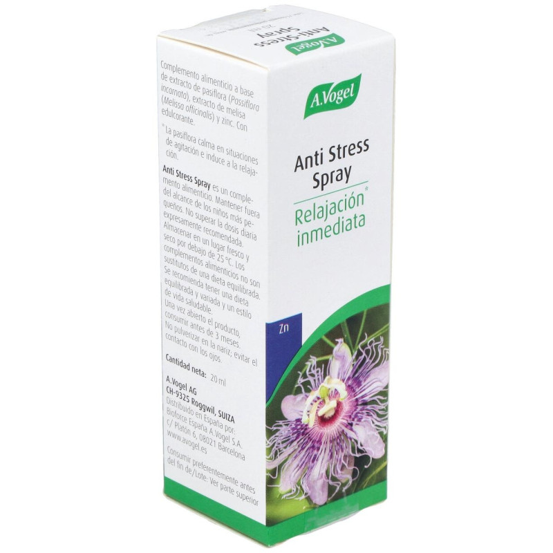 A.vogel Spray Sublingual Anti Stress 20ml - A.vogel - Bioforce