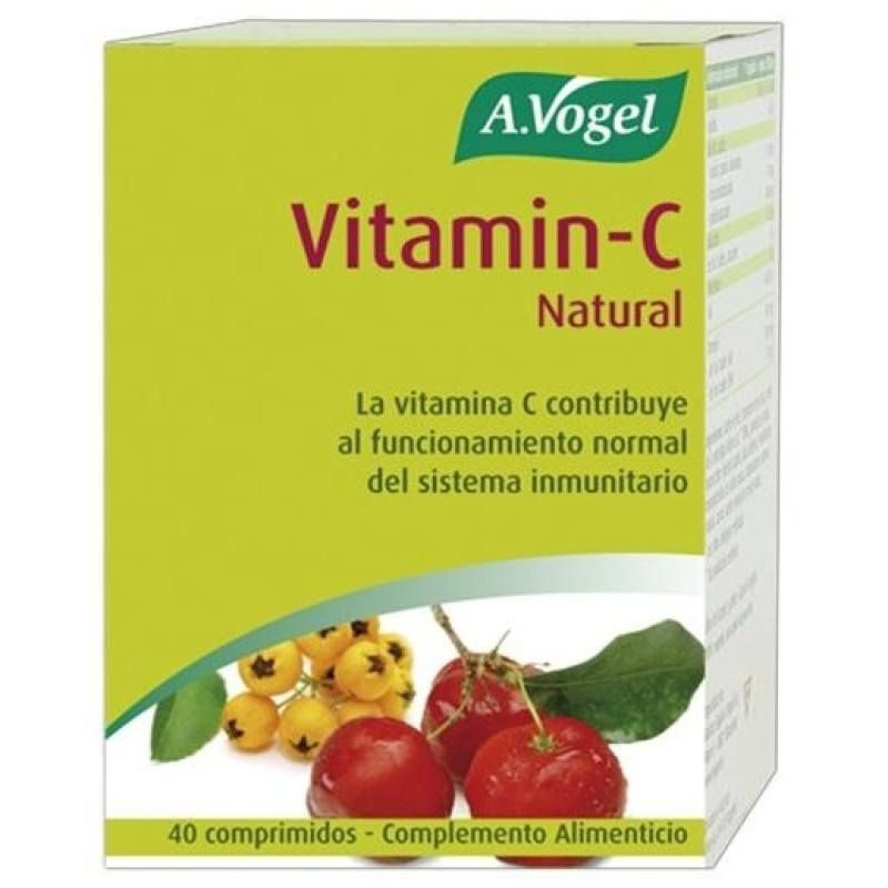 Vitamin - C con Acerola 40 Comprimidos - A. Vogel