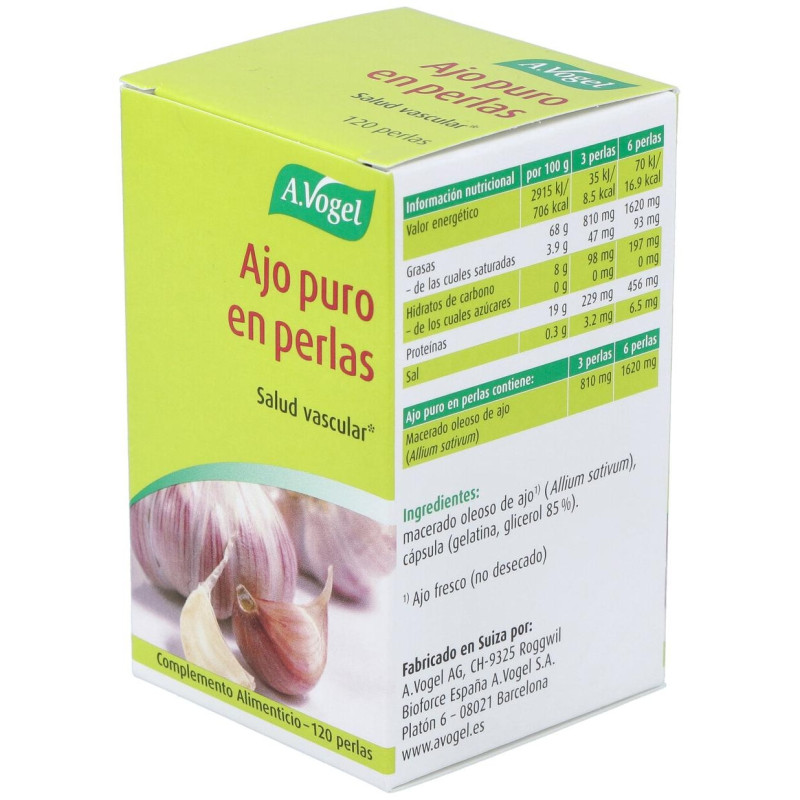 A. Vogel Ajo Puro en Perlas 120uds - A.vogel - Bioforce
