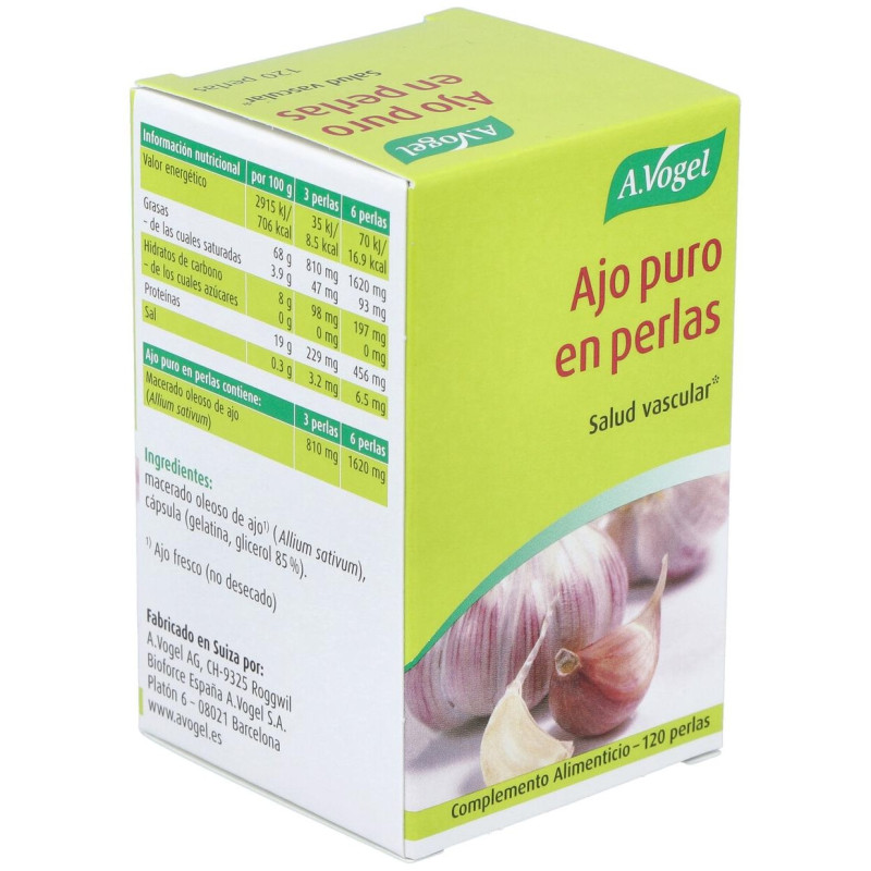 A. Vogel Ajo Puro en Perlas 120uds - A.vogel - Bioforce