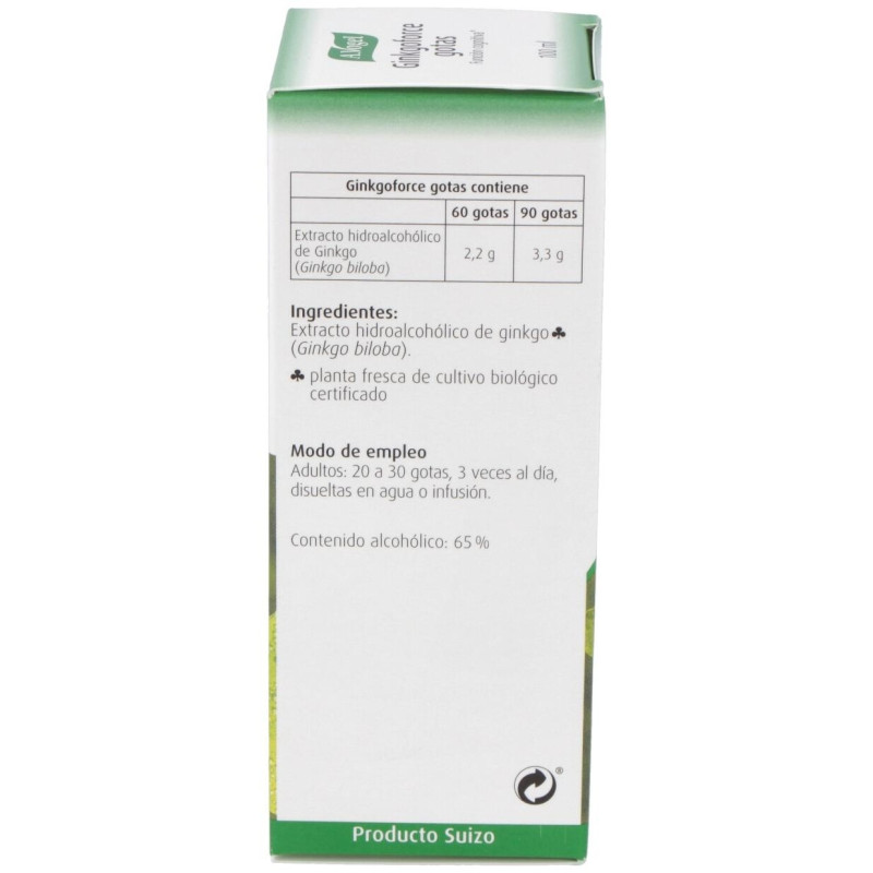 A. Vogel Ginkgoforce Gotas 100ml - A.vogel - Bioforce