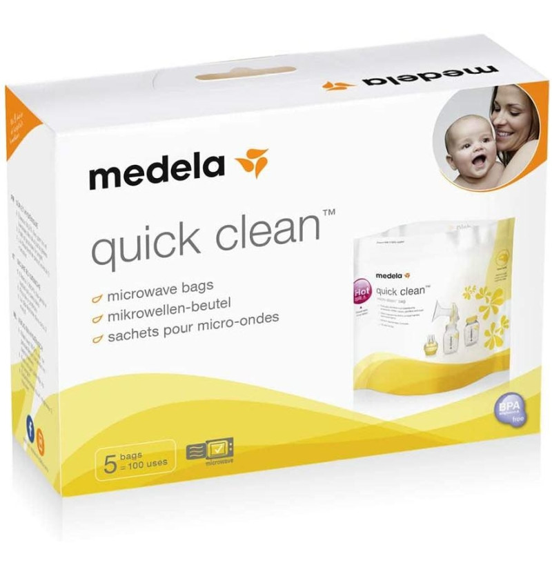 Bolsas para Microondas Reutilizables - Quick Clean (5 U)