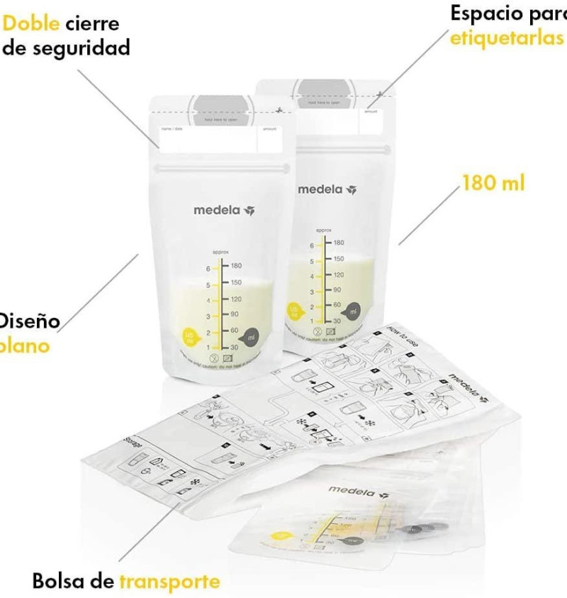 Bolsa Leche Materna. 50 Unidades - Productos Medicinales Medela S.l