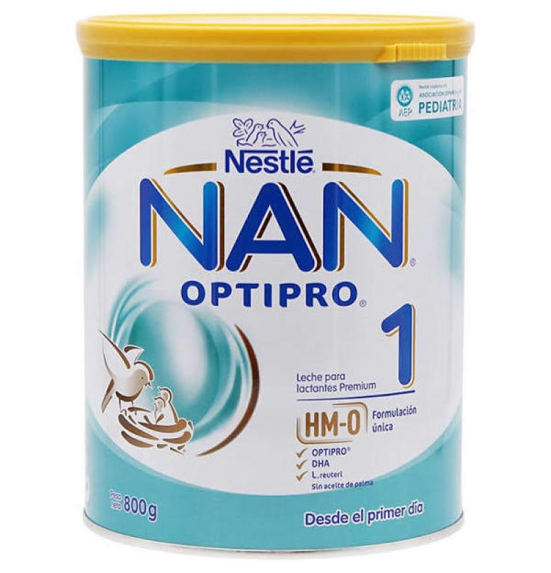 Nan Optipro 1 Leche Lactantes (1 Envase 800 g) - Nestlé