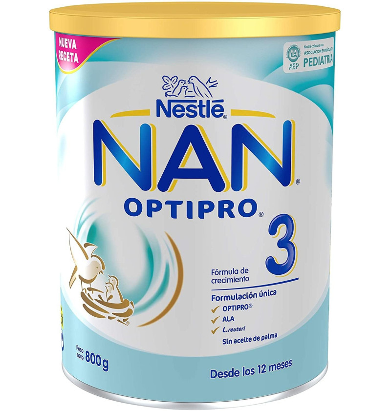 Nan Optipro 3 (1 Envase 800 g) - Nestlé