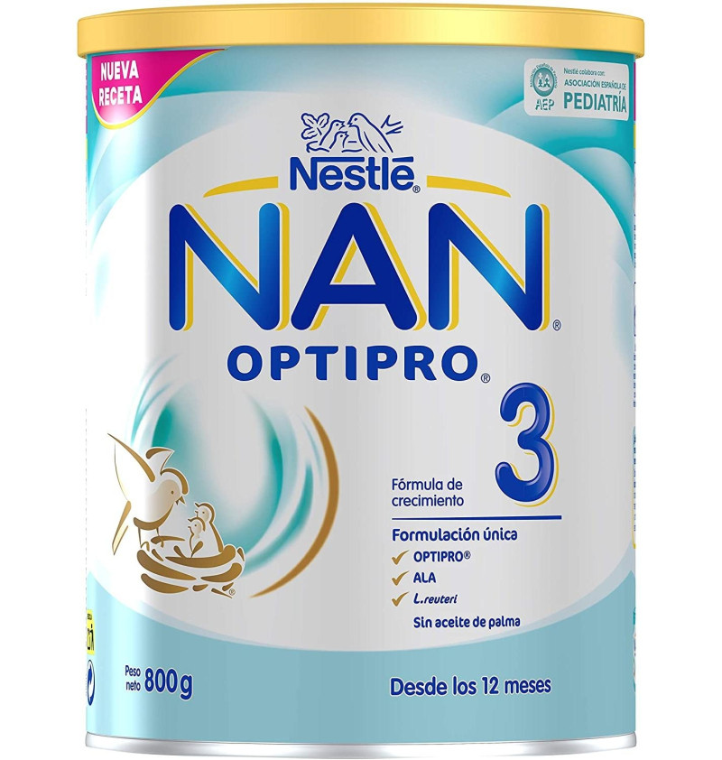 Nan Optipro 3 (1 Envase 800 g) - Nestlé