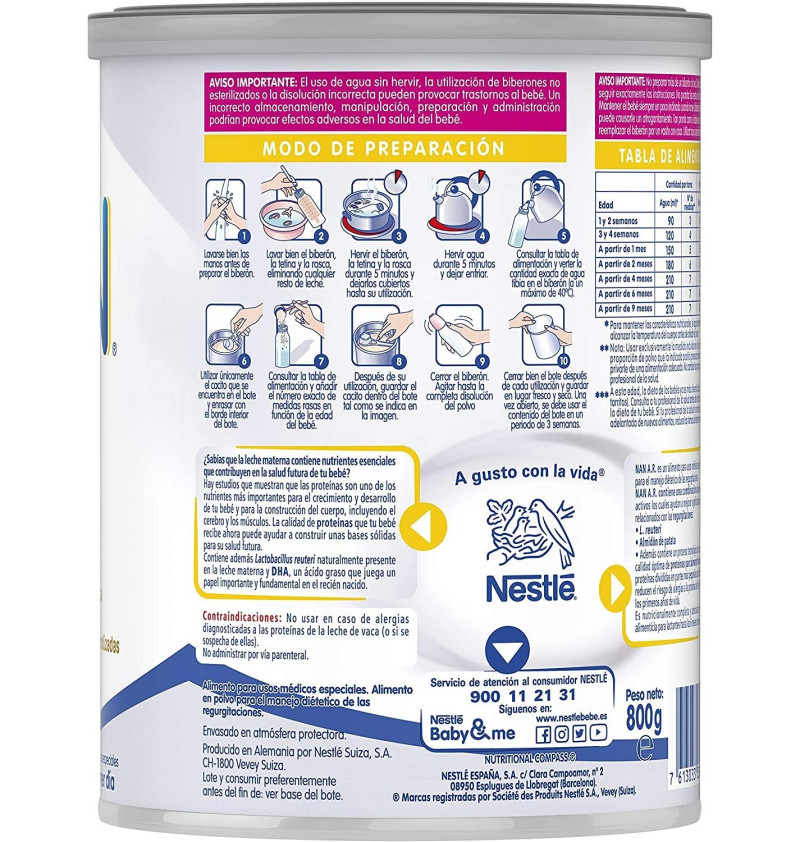 Nidina Ar (1 Envase 900 G)