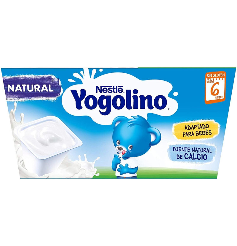 Nestle Yogolino (4 Tarrinas 100 g Sabor Natural) - Nestlé
