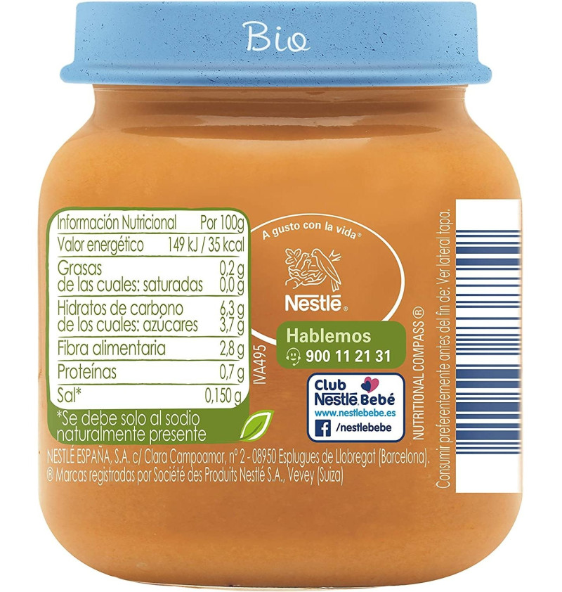Naturnes Bio Zanahoria Boniato (1 Envase 125 G)