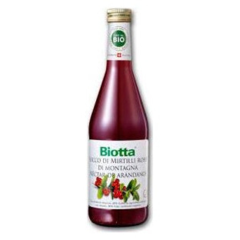 Jugo de Arándanos Rojos Plus Bio 500ml - Biotta