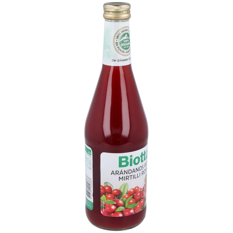 Jugo de Arándanos Rojos Plus Bio 500ml - Biotta