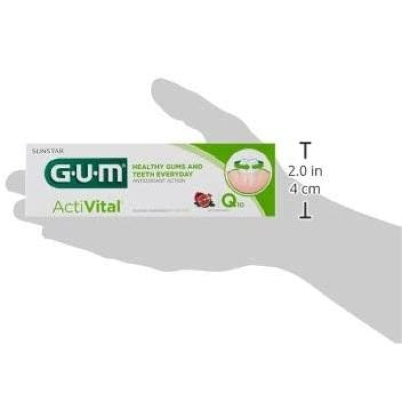 G.U.M 2x1 ActiVital Pasta De Dientes, 2x75 ml. - Sunstar