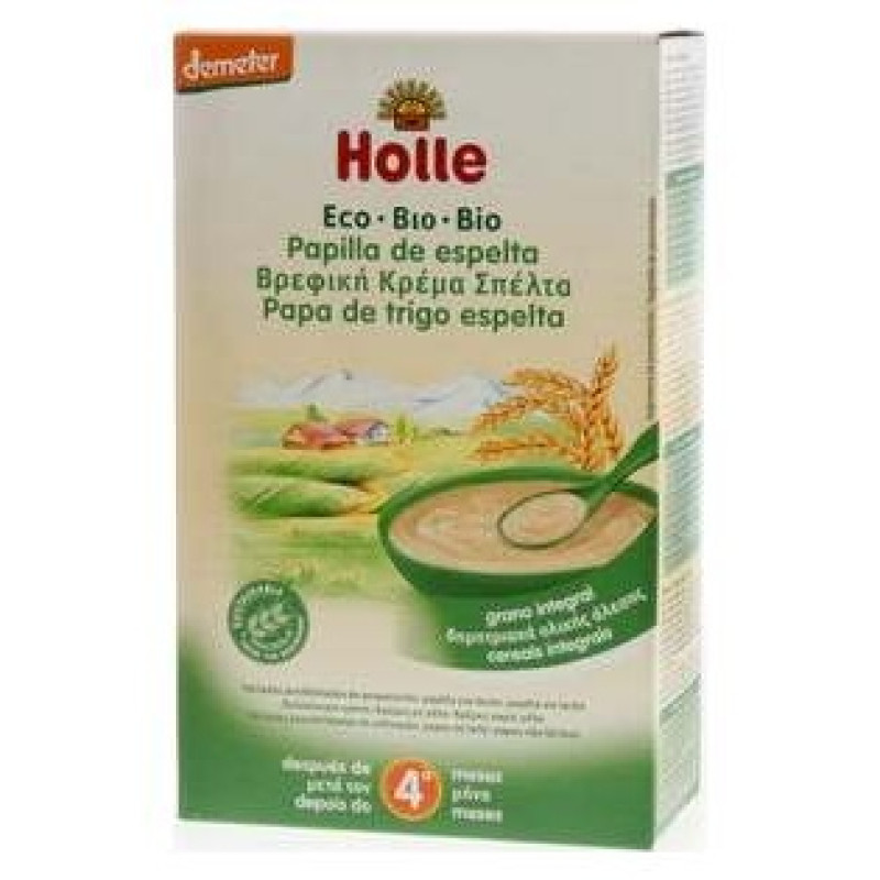 Papilla de Espelta + 4 Meses 250gr. Demeter - Holle