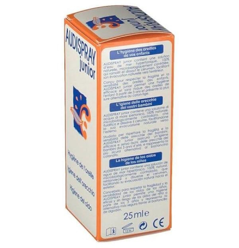Audispray Junior Solución - Limpieza Oidos (1 Envase 25 ml) - Iberica Dietpharmex