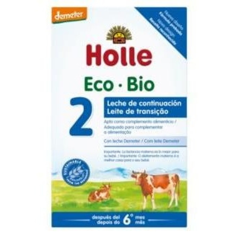 Leche de Continuacion 2 Vaca 600gr. Demeter - Holle
