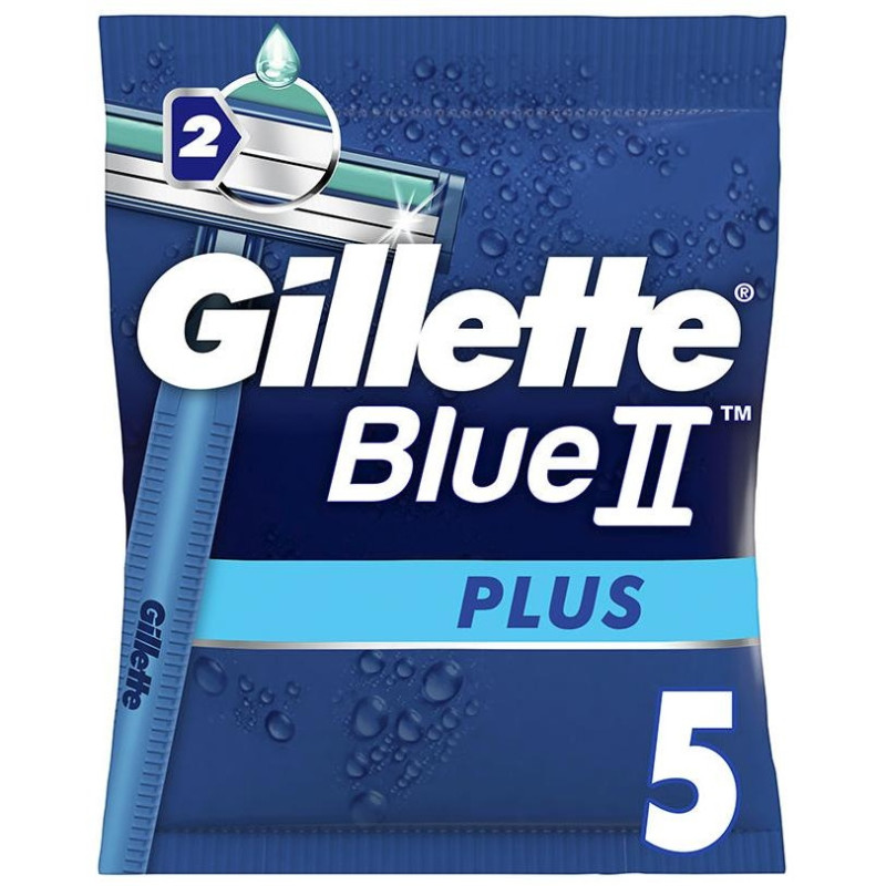 Blue Ii Plus Cuchilla Afeitar Desechable 5uds - Gillette