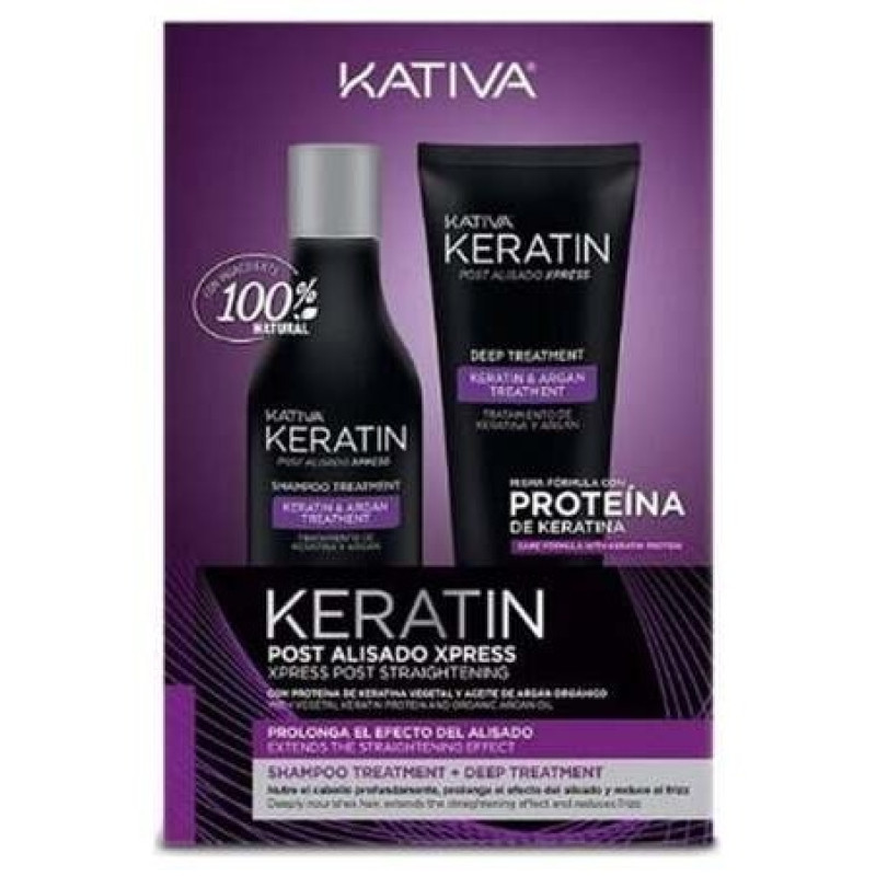 Pack Keratin Post Alisado Express - Kativa