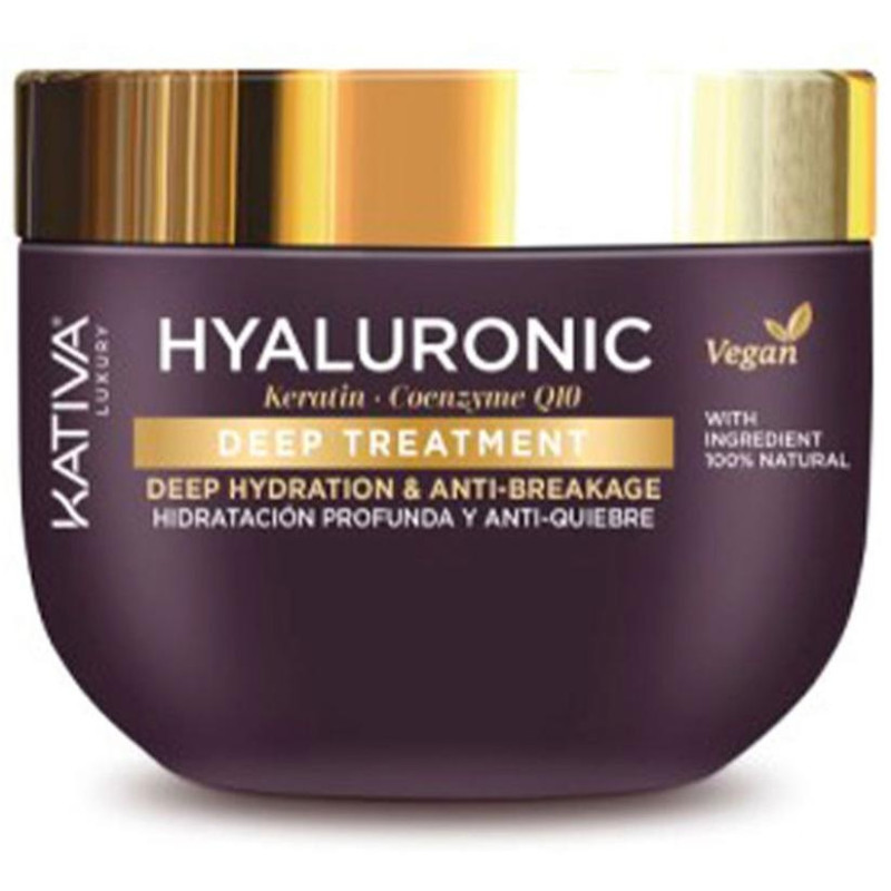 Hyaluronic Keratin y Coenzyme Q10 Deep Treatment 300ml - Kativa