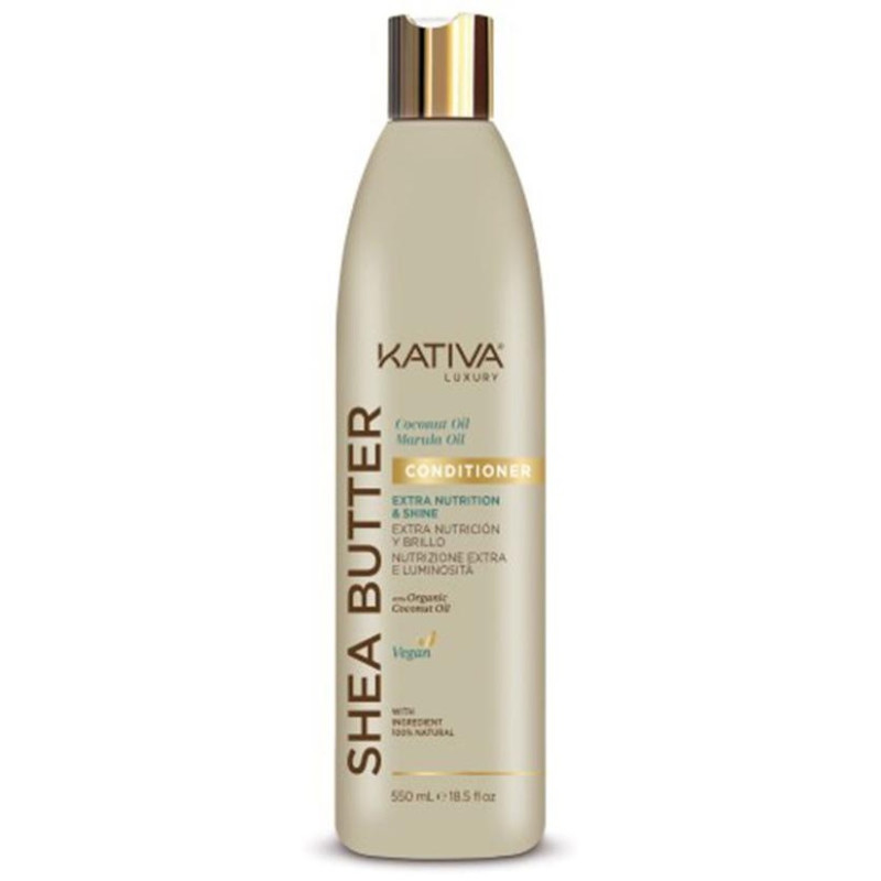 Shea Butter Coconut y Marula Oil Conditioner 550ml - Kativa