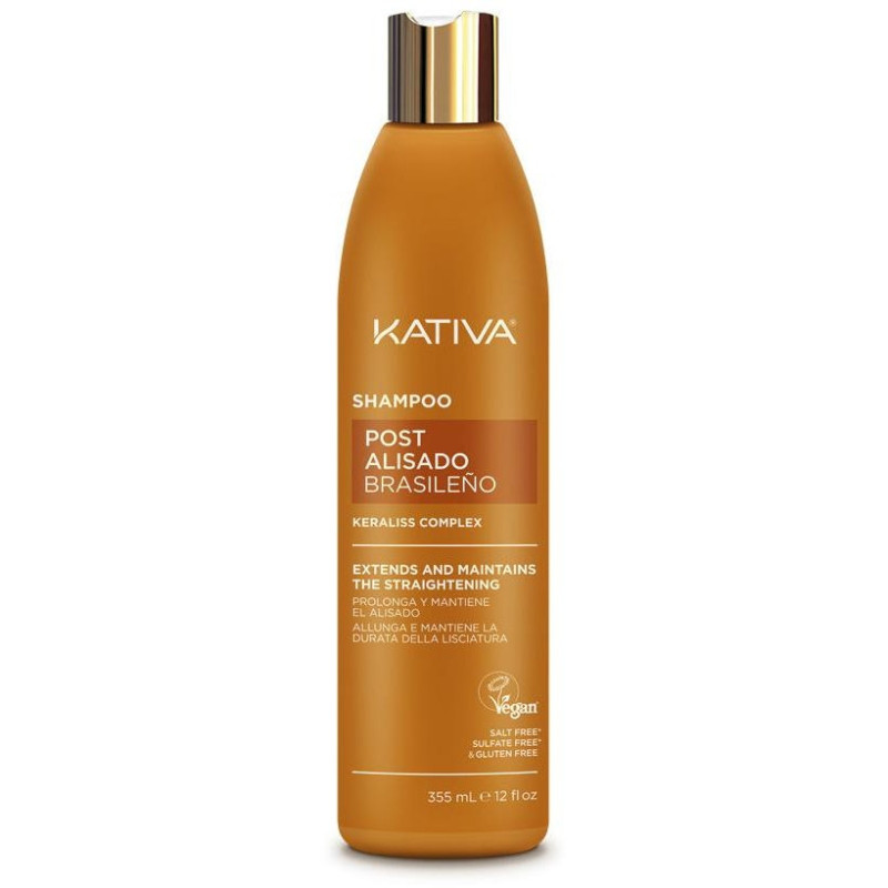 Keratin Post Alisado Shampoo 355 ml - Kativa