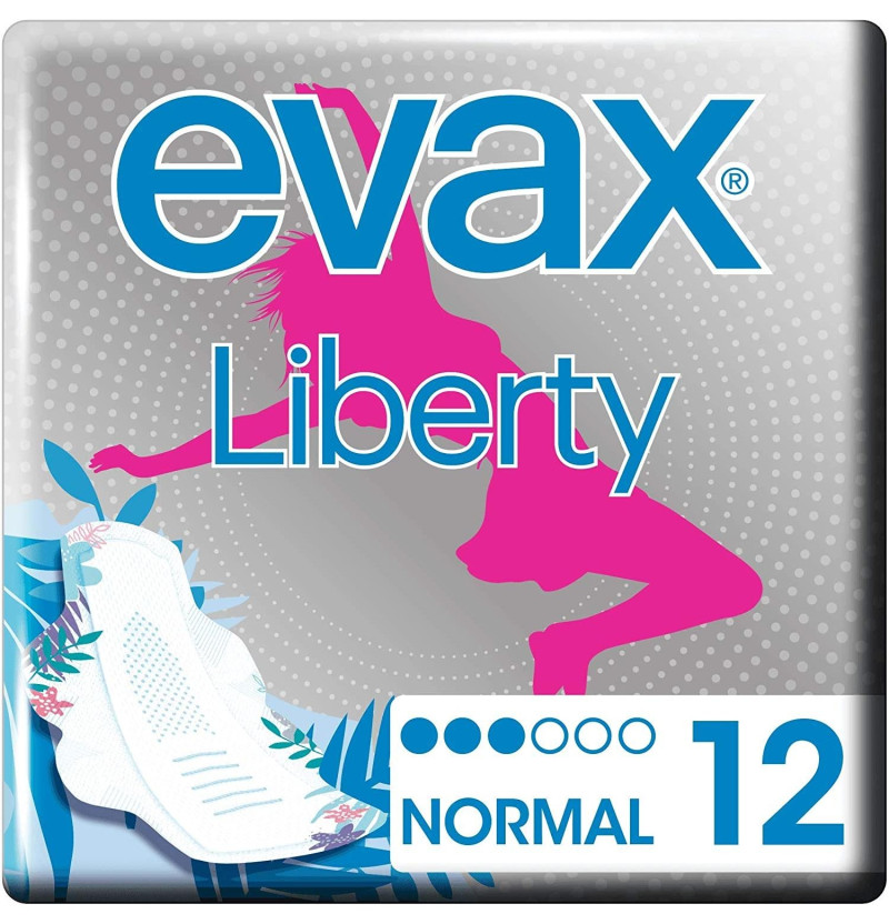 Compresas Higienicas Femeninas - Evax Liberty (Normal Con Alas 14 Compresas)