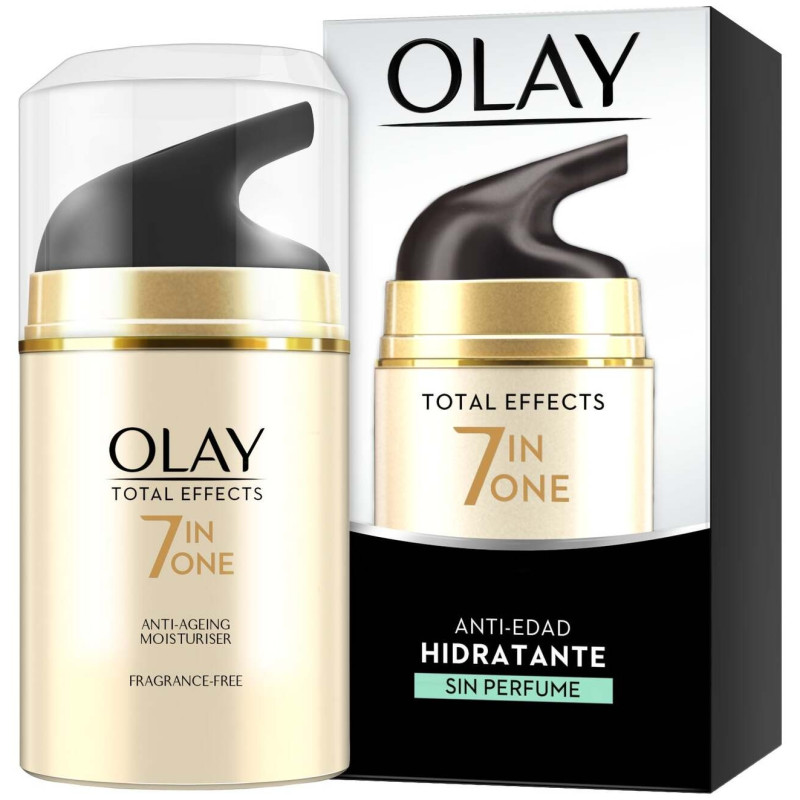 Total Effects Anti - Edad Hidratante sin Perfume 50ml - Olay
