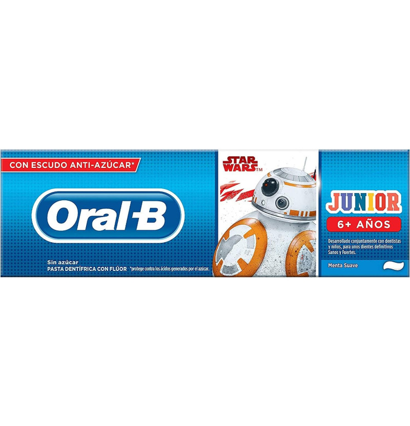Oral - B Star Wars Pasta Dental Infantil + 6 Años (1 Envase 75 ml) - Procter&gamble España S.a