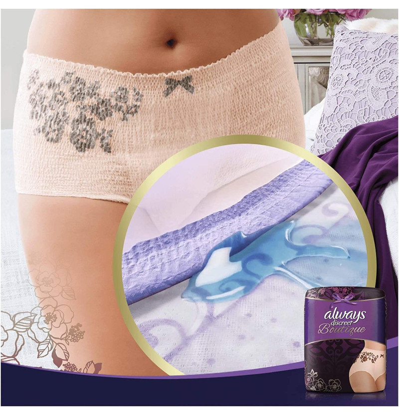 Absorbente Incontinencia Orina Ligera - Ausonia Discreet Boutique Pants (8 Unidades Talla M) - Procter&gamble España S.a