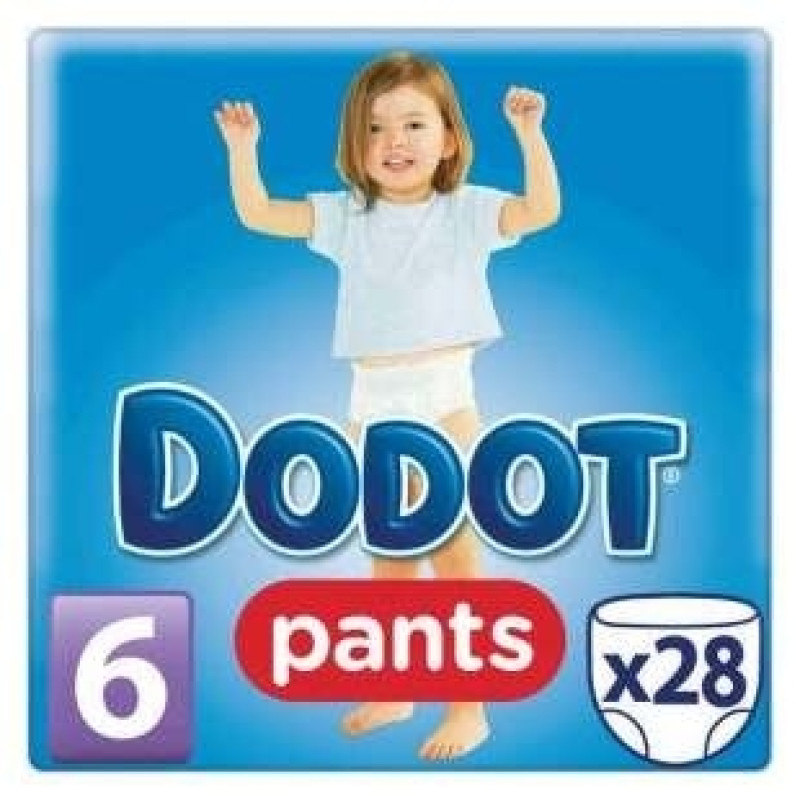 Pañal Infantil Dodot Pants T - 6 +15 kg 28 u - Dodot