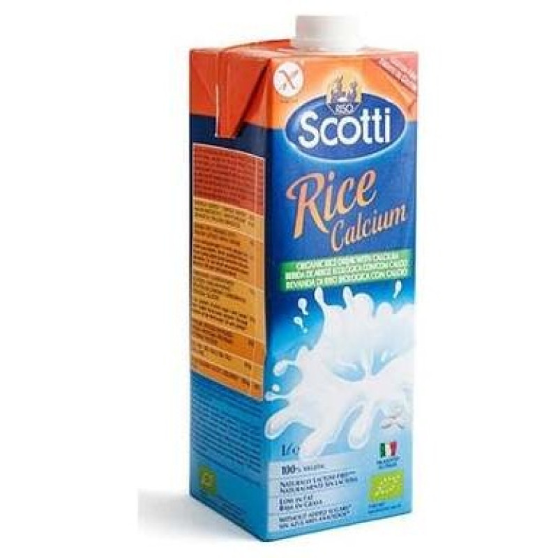 Riso Scotti Bebida Vegetal de Arroz con Calcio Bio Vegan 1l - Scotti