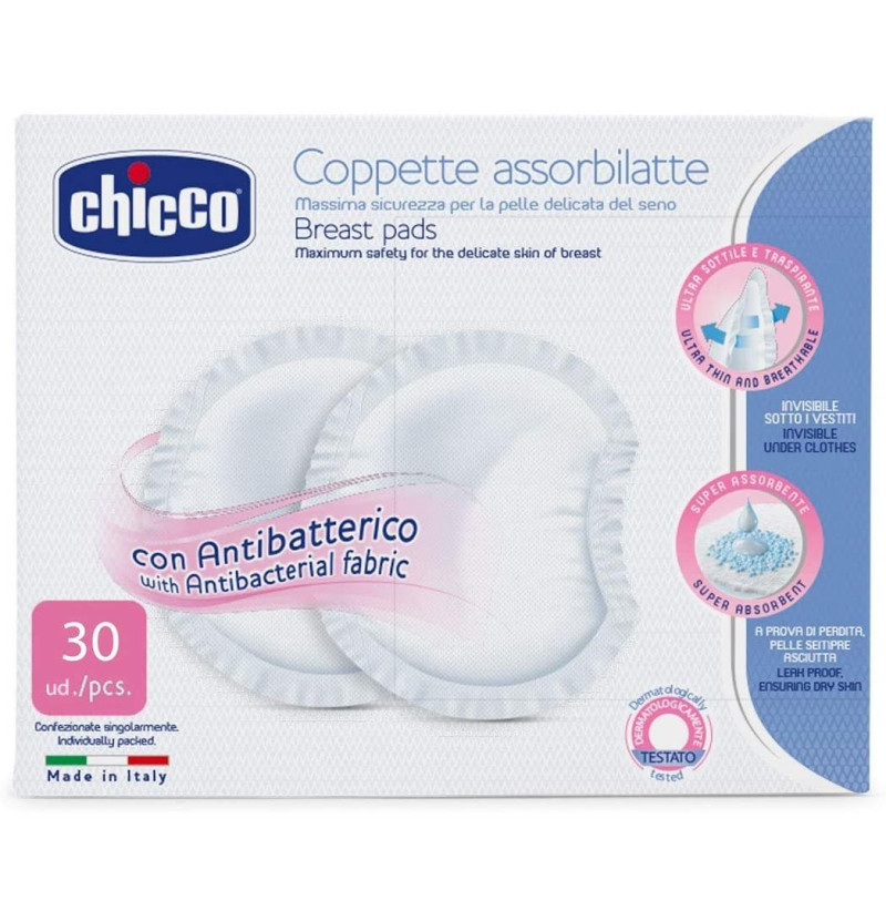 Discos Absorbentes Lactancia - Chicco (30 U) - Chicco Española - Infantil