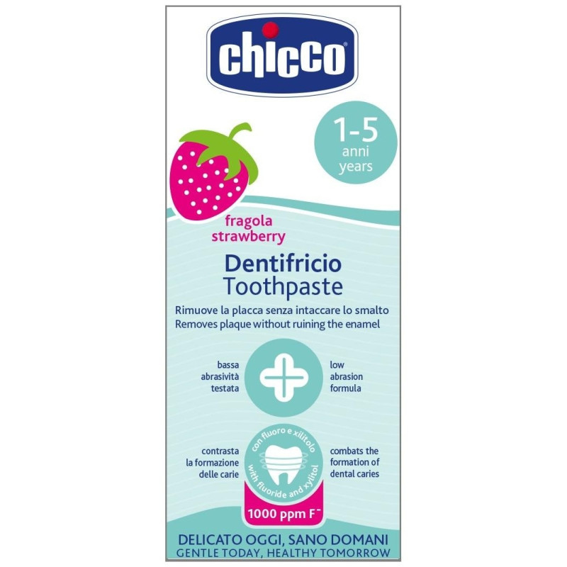 Chicco Natural Sensation Pasta Dentífrica con Flúor, 50 ml - Pasta