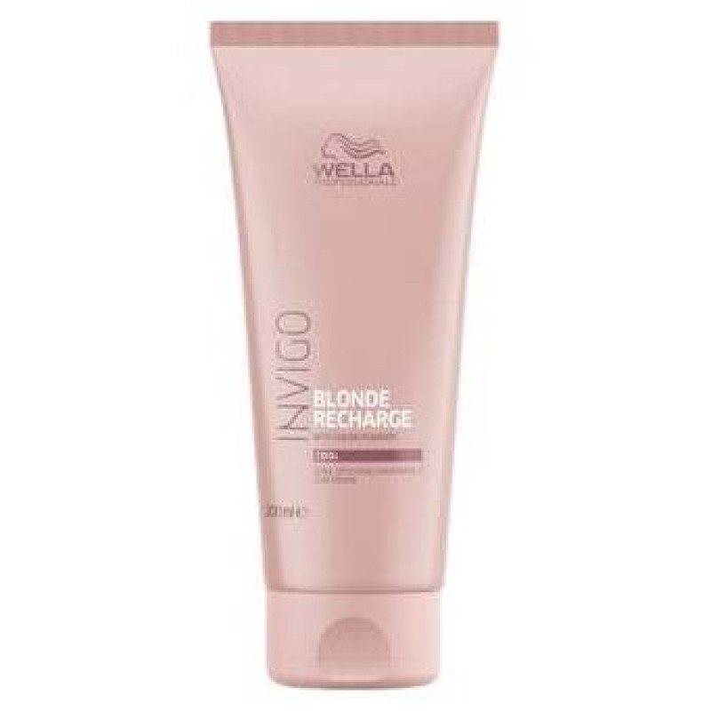 Invigo Blonde Recharge Conditioner Highlighted Cool Blonde Or Silver Hair 200 Ml