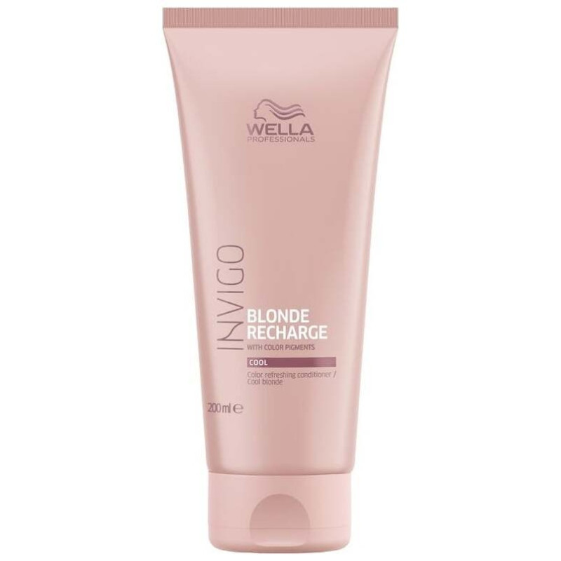 Invigo Blonde Recharge Conditioner Highlighted Cool Blonde Or Silver Hair 200 Ml