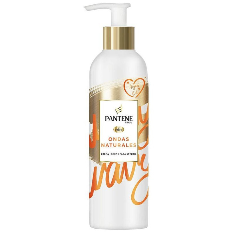 Pro - V Ondas Naturales Crema de Peinado 235ml - Pantene