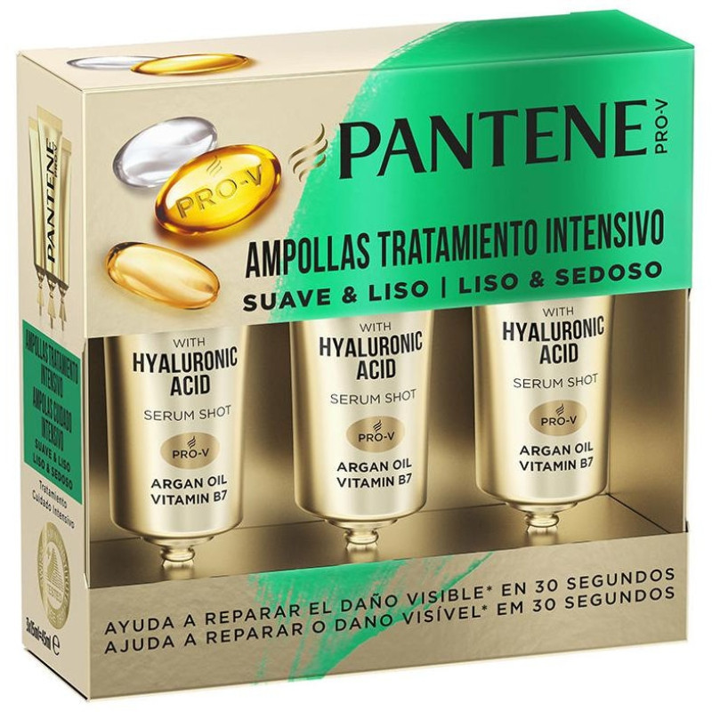 Suave y Liso Ampolla Capilar 3x15ml - Pantene