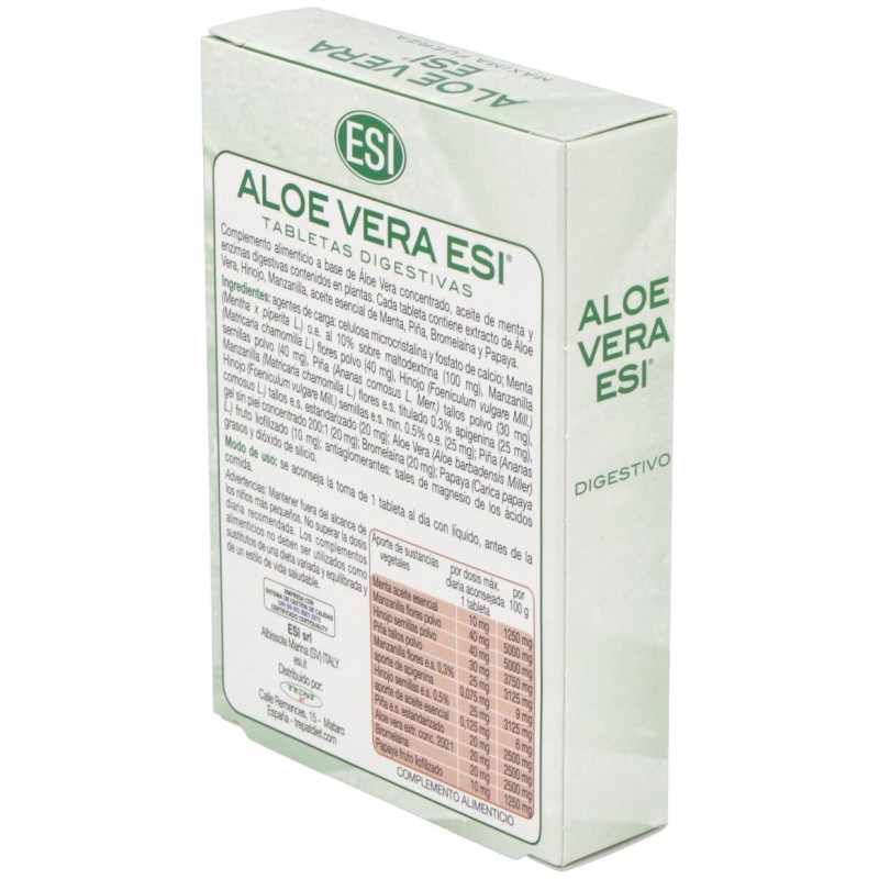 Aloe Vera Digestivo (caja Blanca) 30comp - Esi - Trepat Diet