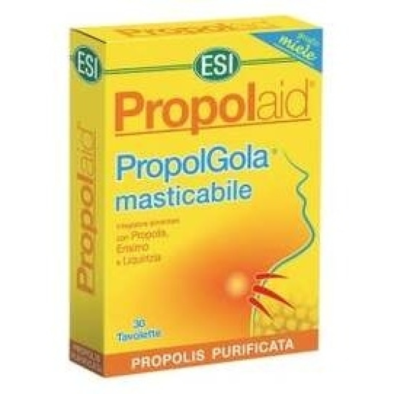 Propolaid Propolgola Masticables de Miel 30 Tabletas - Trepatdiet