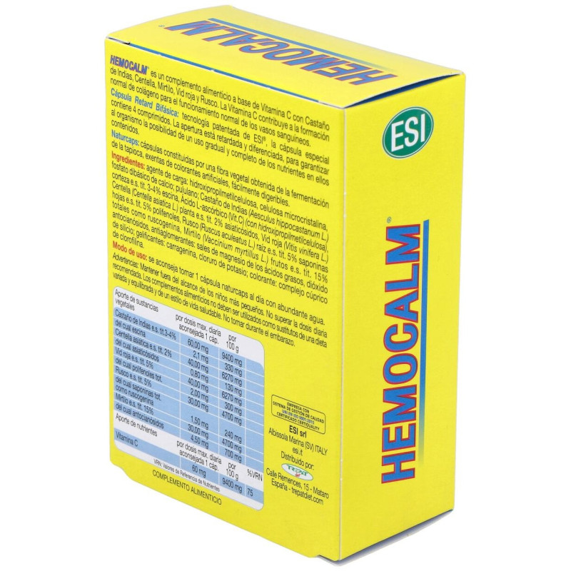Hemocalm Retard 30cáps - Esi - Trepat Diet