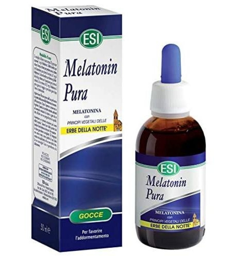 Melatonin Pura Gotas con Erbe Notte (1 mg 50 ml) - Esi