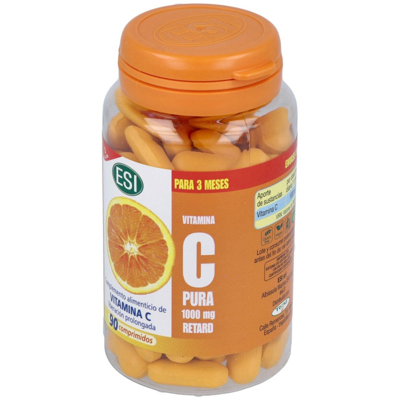 Esi Vitamina C Pura Retard 1000mg 90comp - Esi - Trepat Diet