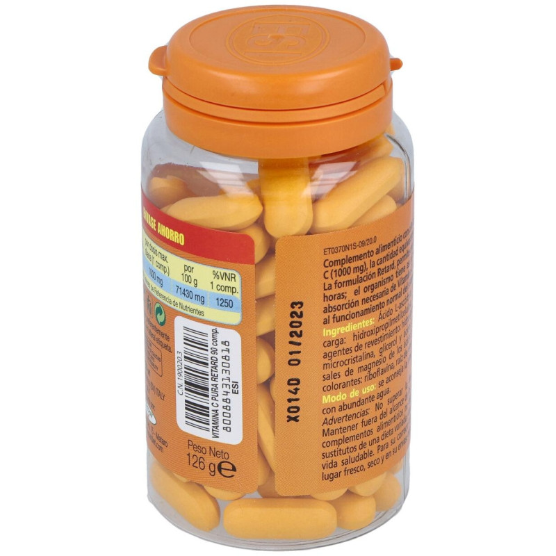 Esi Vitamina C Pura Retard 1000mg 90comp - Esi - Trepat Diet