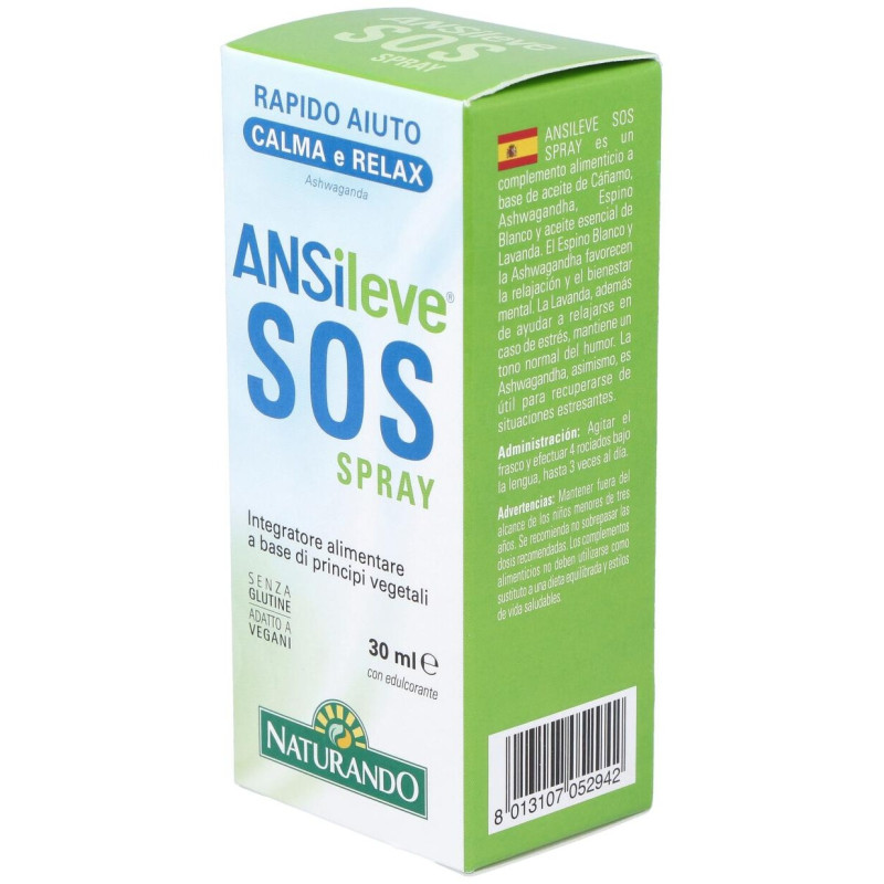 Ansileve Sos Spray 30Ml. Sg Vegan